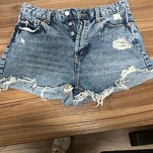 Wild Fable Blue Vintage-Inspired Jean Shorts